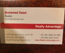 Mohammad and Furhana Desai – Real Estate VA,MD – 240-888-2867